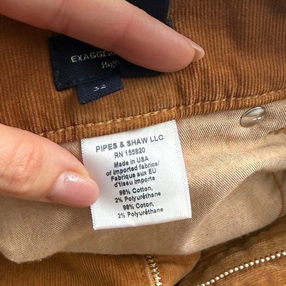 Veronica Beard Sheridan Bell Bottom High Rise Corduroy Pants in Camel Sz 32 - Picture 12 of 14